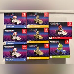 2024 McDonald’s Happy Meal Mario Kart Deluxe Toys New in Box-set of 8 (see info)